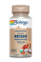 SOLARAY Fermented Reishi Mushroom 500 mg - 60 Vegetarian Capsules