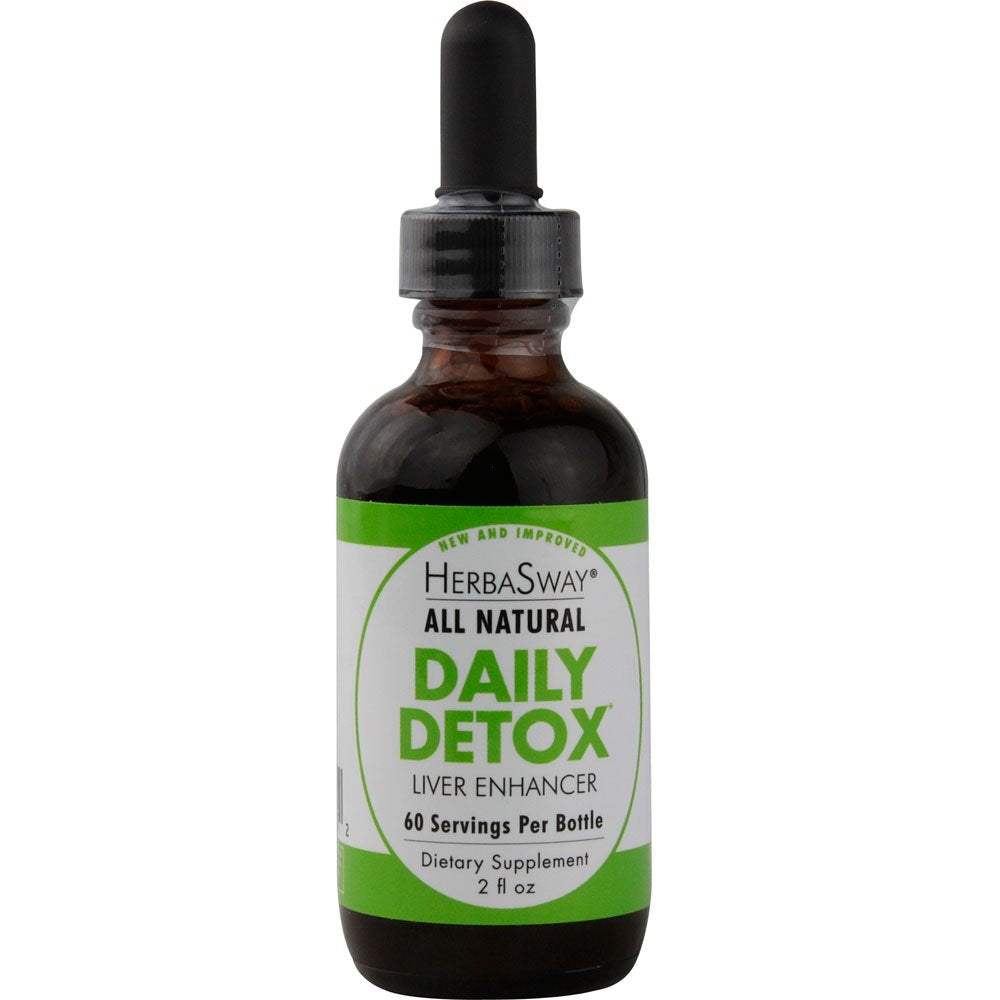 HerbaSway Daily Detox Liver Enhancer Liquid - 6 Fl Oz