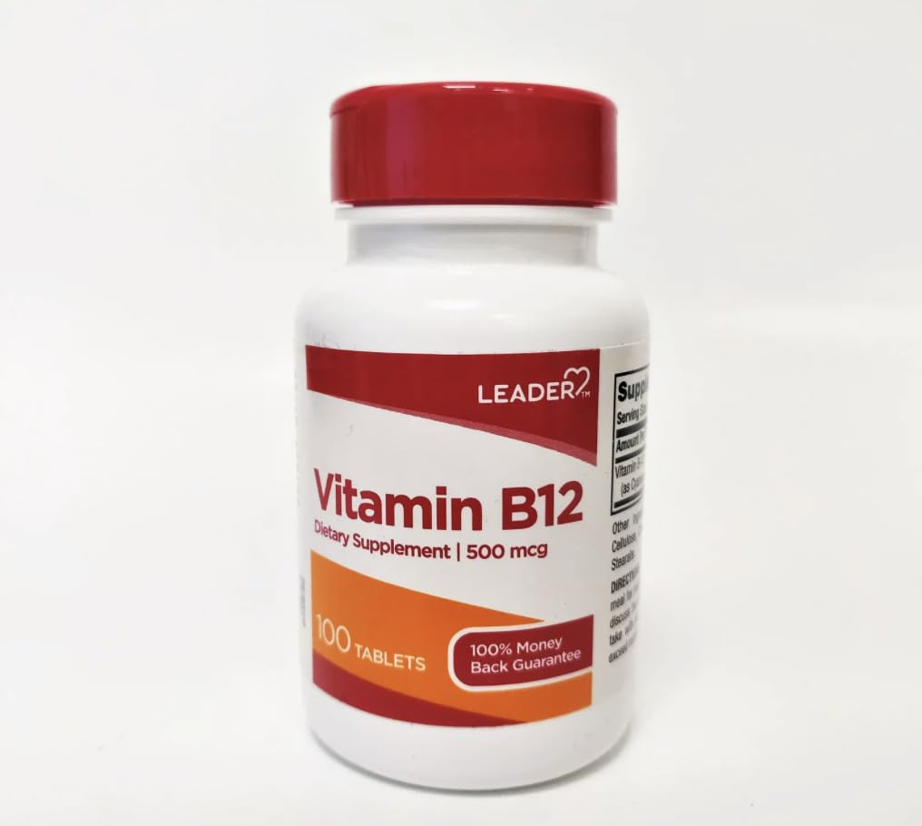 Leader Vitamin B-12 3000 mcg - 60 Tablets (9 Pack) - image 2