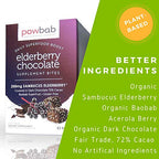 powbab Elderberry Chocolate Bites with Sambucus - 42 Count - image 7