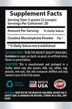 PRIVATE LABEL LLC Creatine Monohydrate Powder - 100G - image 2