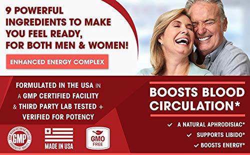 Natures Wellness Horny Goat Weed Extract with Maca & Tribulus - 60 Capsules - image 2