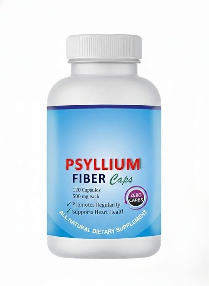 Generic Psyllium Sat Isabgol Capsules Dietary Fiber - 120 Capsules