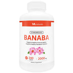 ML Naturals Banaba 2,000mg - 240 Vegetable Capsules