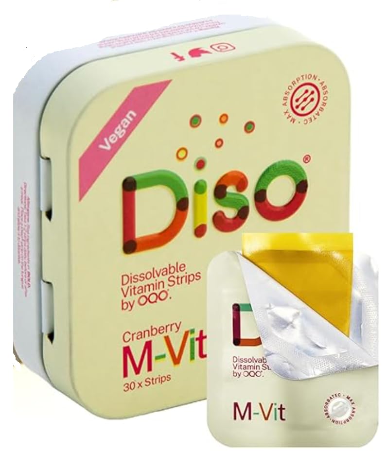 DISO M-VIT Fast-Dissolving Multivitamin Oral Strips - 30 Strips - image 3