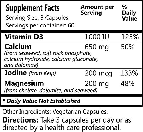 Daily Manufacturing Ocean Elements Calcium Magnesium - 180 Capsules - image 2