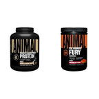 Animal Whey Isolate Protein Powder & Fury Pre-Workout Bundle - 80.96 oz