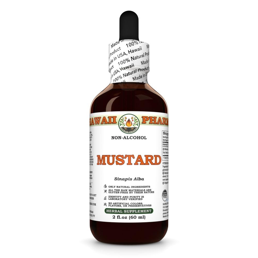 Hawaii Pharm Mustard (Sinapis alba) Seed Alcohol-Free Extract
