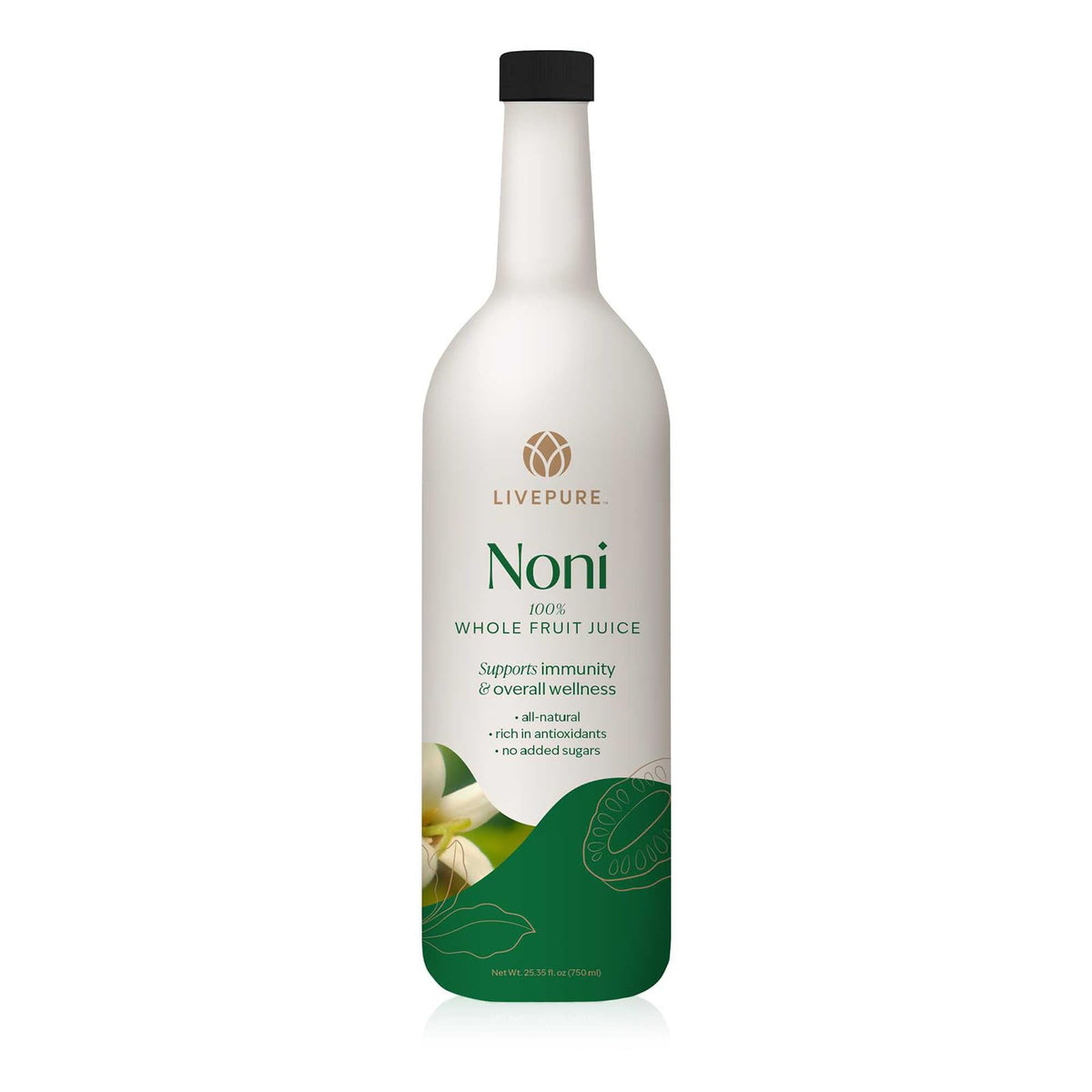 Pure Noni Juice 100% Whole Fruit - 25.35 fl oz