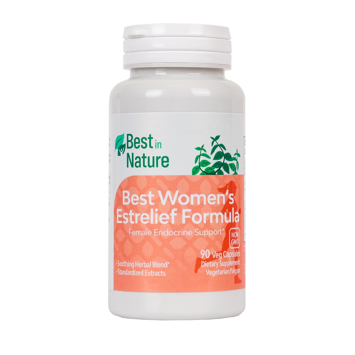 Best in Nature Estrelief Formula Menopause Supplement - 90 Vegetarian Capsules