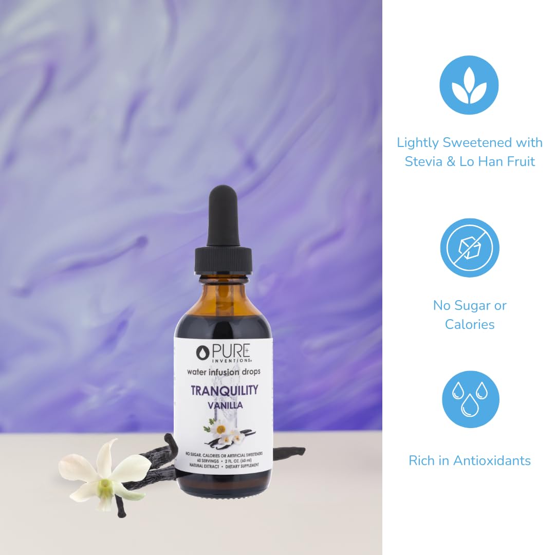 Pure Inventions Tranquility Vanilla Chamomile Water Infusion Drops - 2oz - image 2
