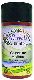 Celebration Herbals Cayenne Medium Organic Powder - 60 G