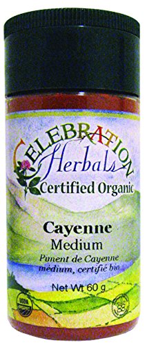 Celebration Herbals Cayenne Medium Organic Powder - 60 G