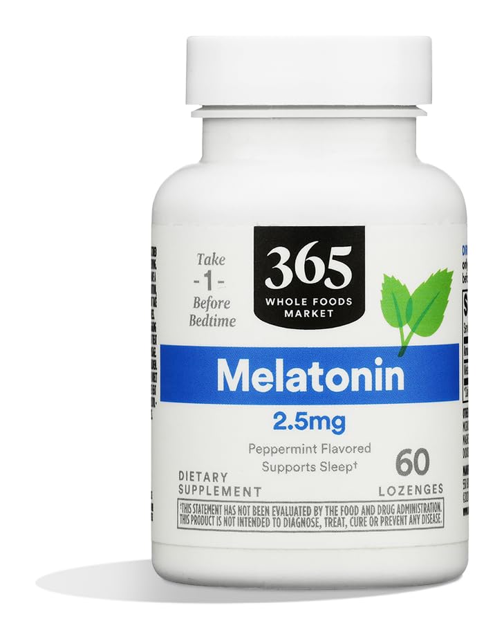 365 by Whole Foods Market Melatonin Lozenges 2.5mg - 60 Lozenges