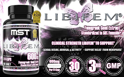 MST Libifem Fenugreek Seed Extract Capsules - 30 Count - image 6