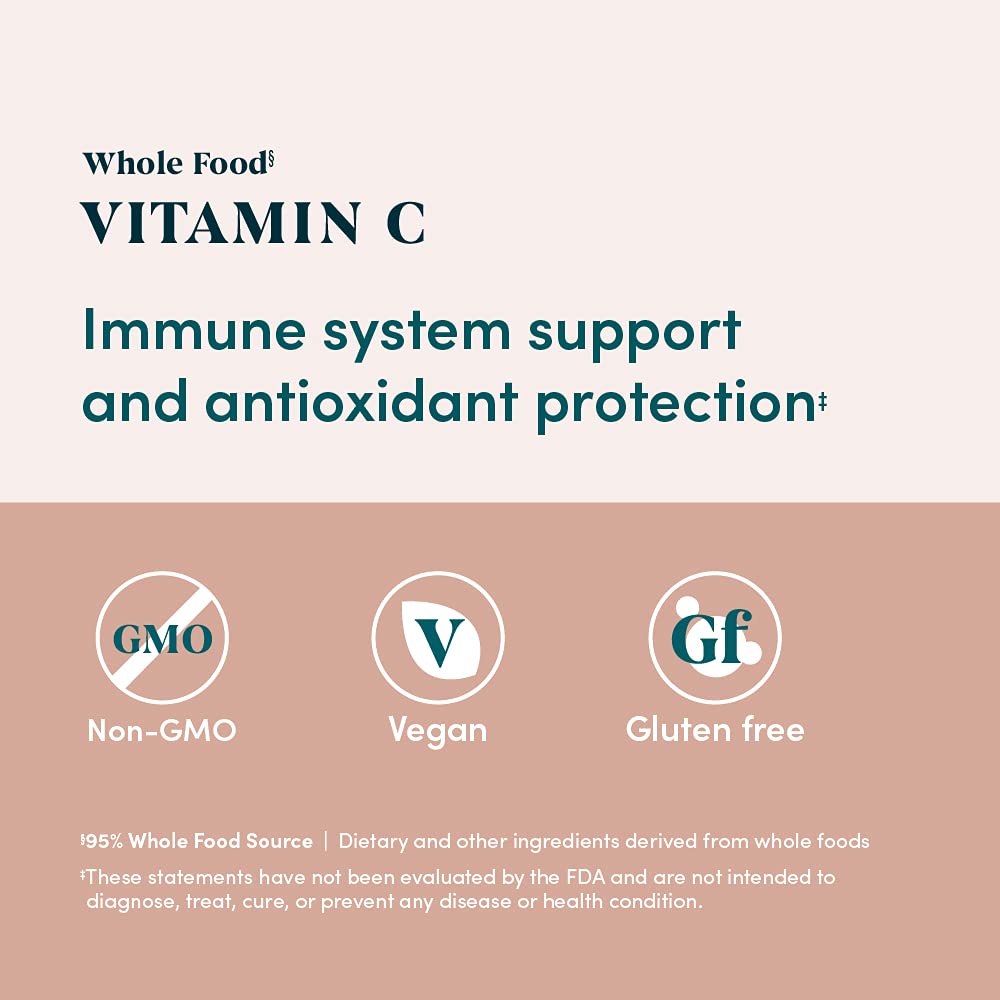 Amazon Elements Whole Food Vitamin C - 60 Capsules - image 5