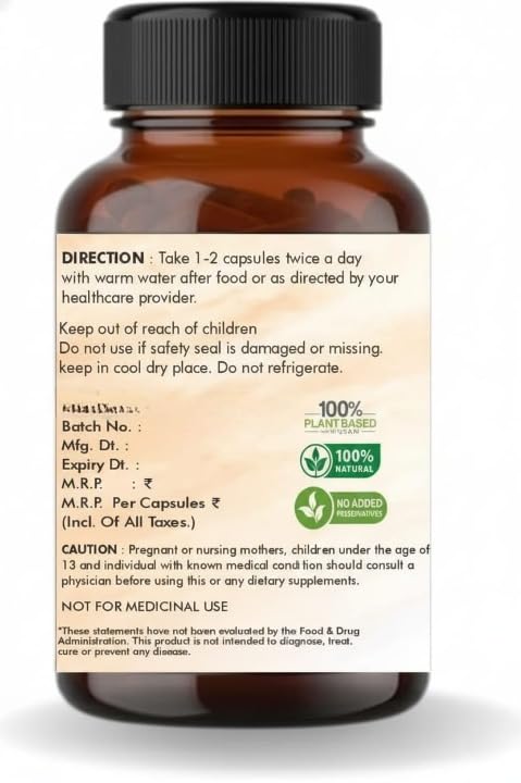Generic Fenugreek 500mg Nutritional Supplement - 60 Vegetarian Capsules - image 2