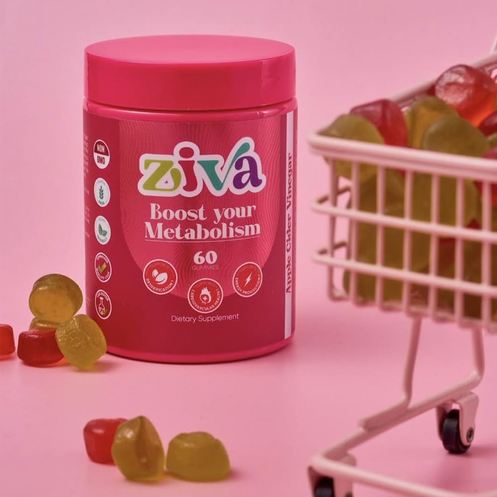 ZIVA Boost Your Metabolism Apple Cider Vinegar Gummies - 60 Count - image 8