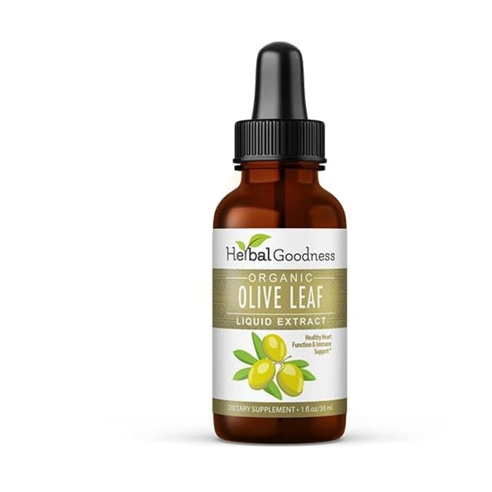 Herbal Goodness Olive Leaf Extract Liquid Organic - 1 Fl Oz