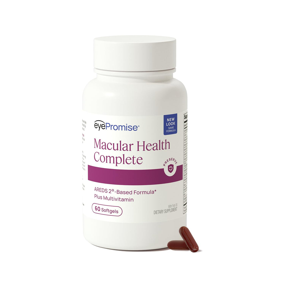 EyePromise Macular Health Eye Vitamins with Multivitamin - 60 Softgels