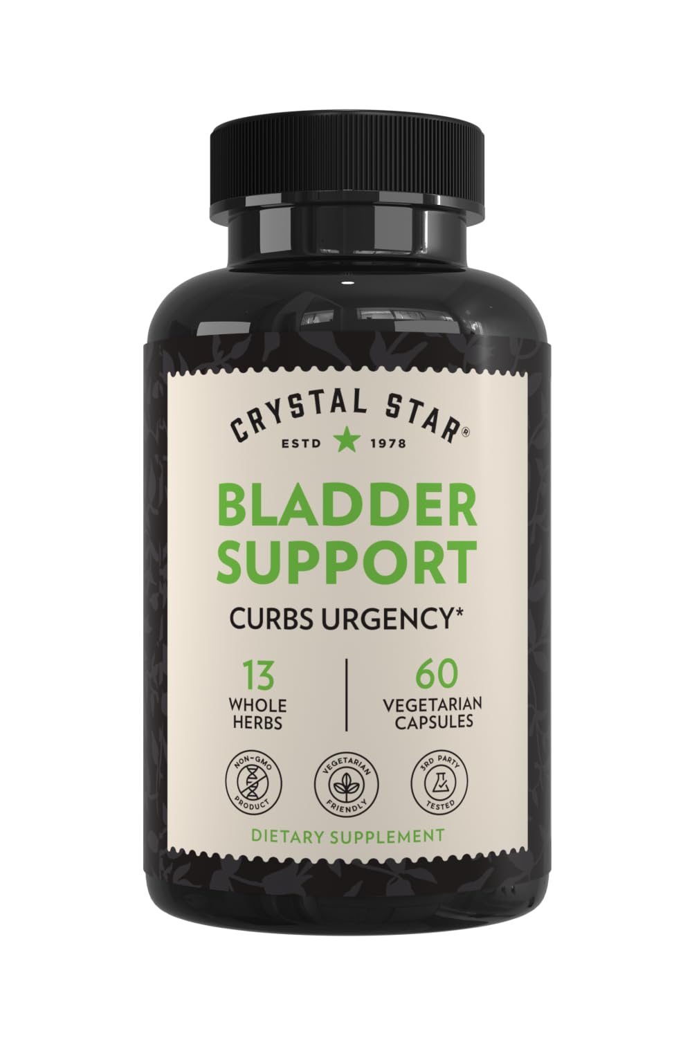 Crystal Star Bladder Support Herbal Supplement - 60 Capsules