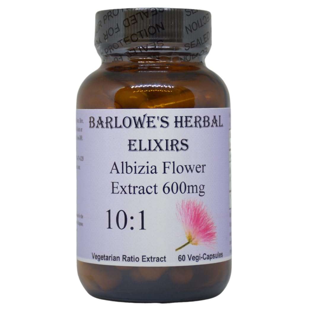 Barlowe's Herbal Elixirs Albizia Julibrissin 10:1 Extract - 60 Capsules