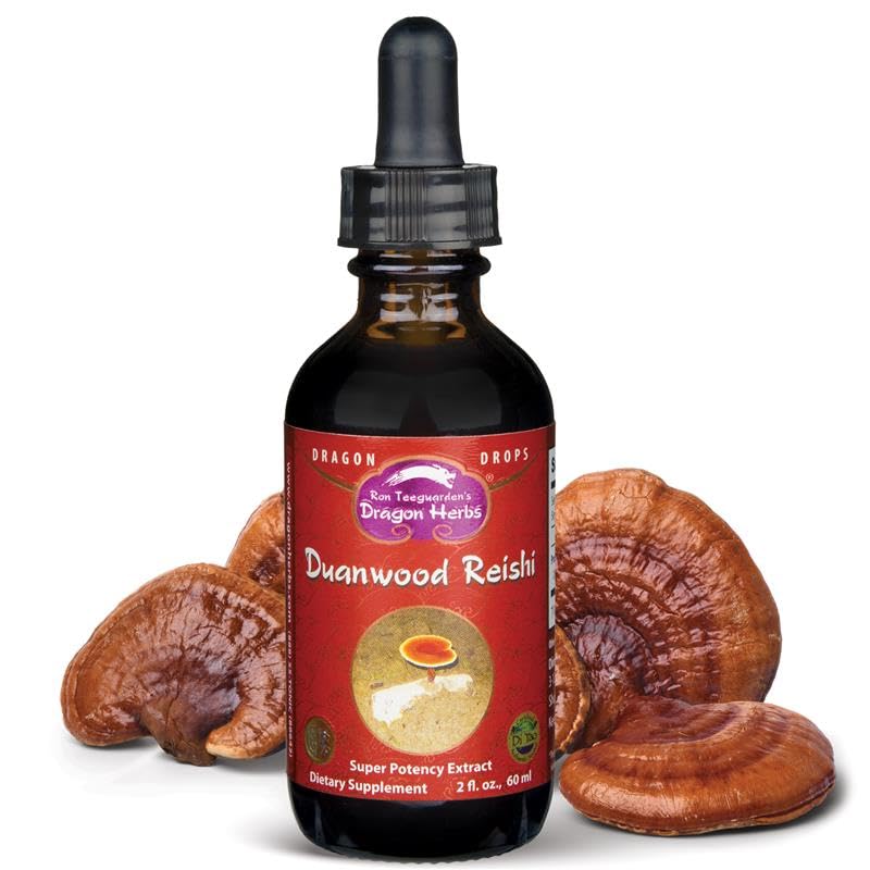 Dragon Herbs Duanwood Reishi Drops Mushroom Supplement - 2 fl oz