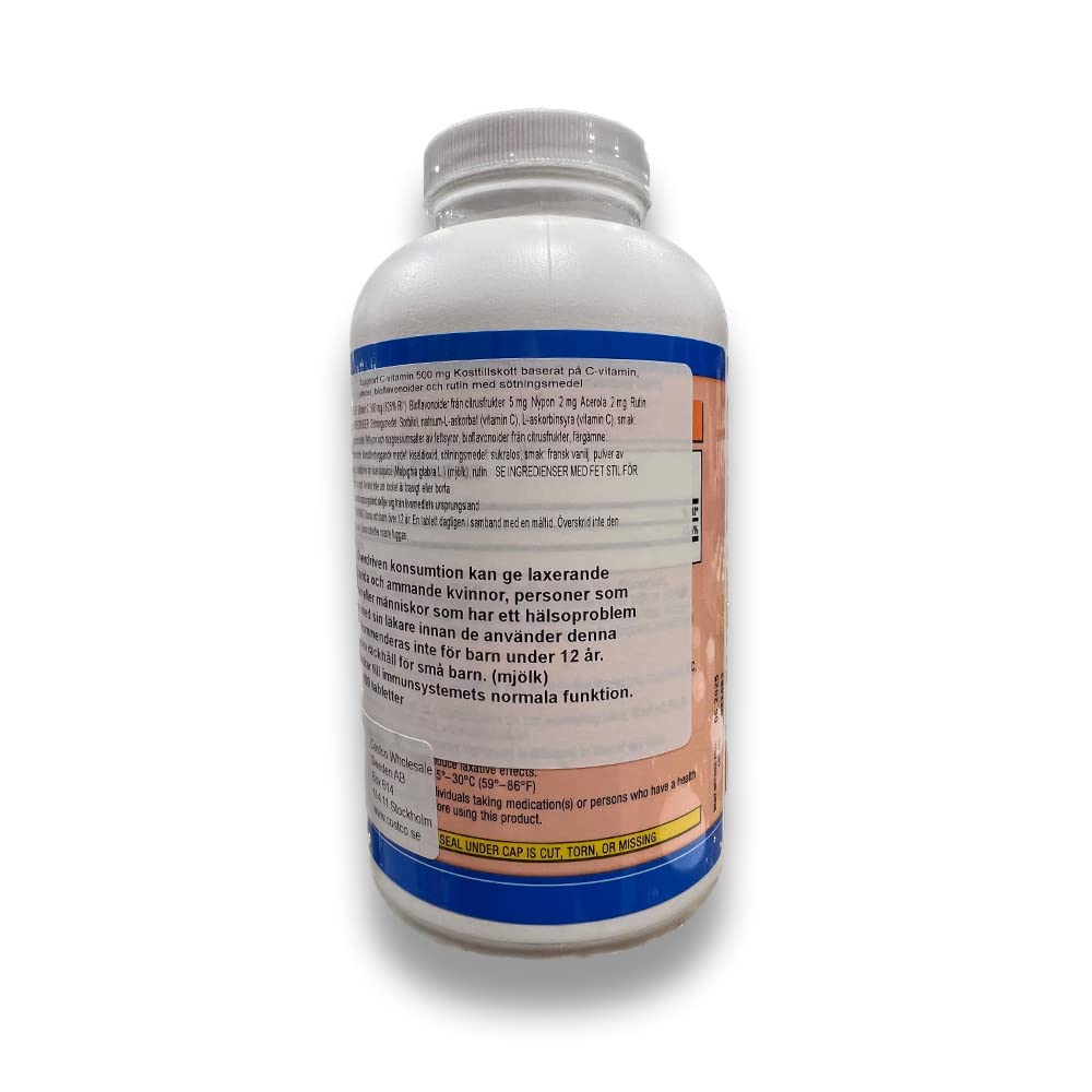 Natures Aid Kirkland Vitamin C 500mg - 500 Chewable Tablets - image 3