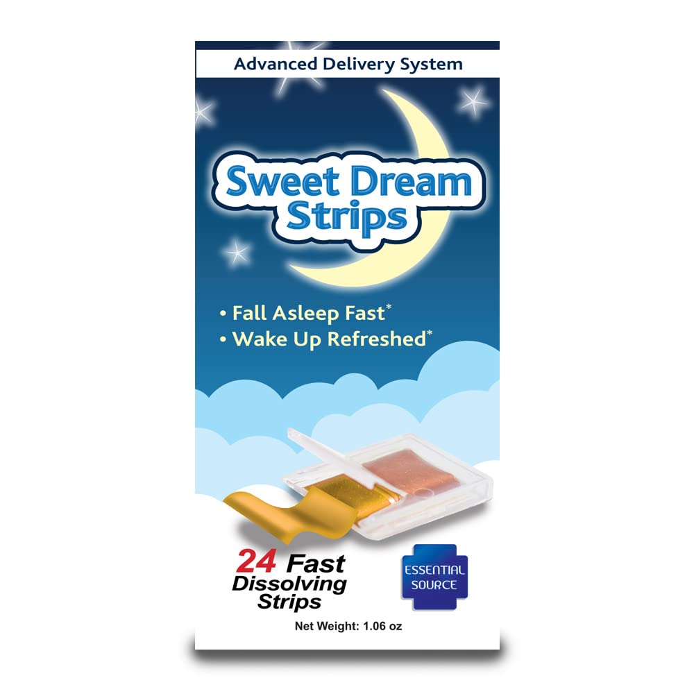 Essential Source Sweet Dream Melatonin Sleep Strips - 24 Count