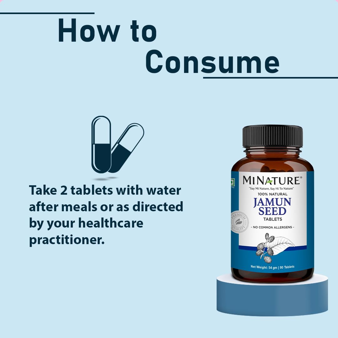 minature Jamun Seed Tablets - 90 Tablets - image 4