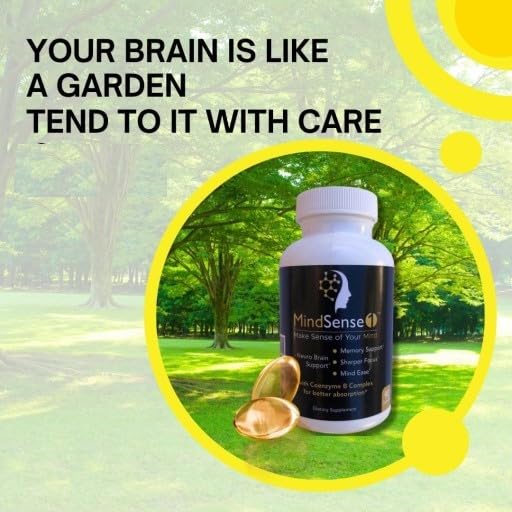 MindSense1 Brain Support Supplement for Focus & Memory - 180 Capsules - image 6