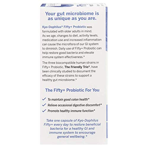 Kyo-Dophilus Fifty+ Probiotic - 30 Capsules - image 4