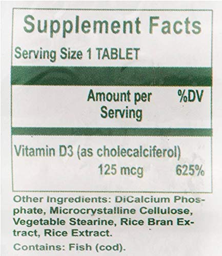 Nutri-West Hi D3 Vitamin D3 5000 IU - 120 Tablets - image 3
