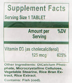 Nutri-West Hi D3 Vitamin D3 5000 IU - 120 Tablets - image 3
