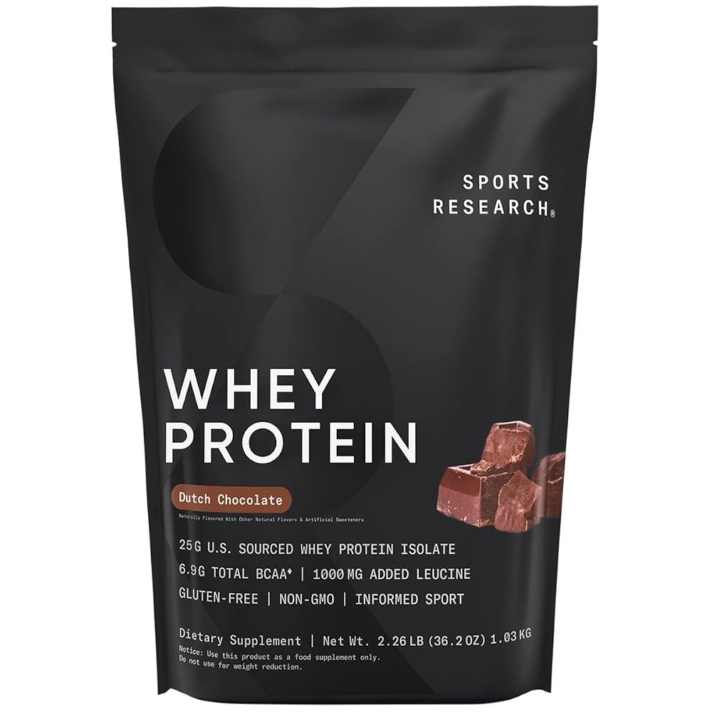 Sports Research Whey Protein Isolate - Sports Nutrition Protein