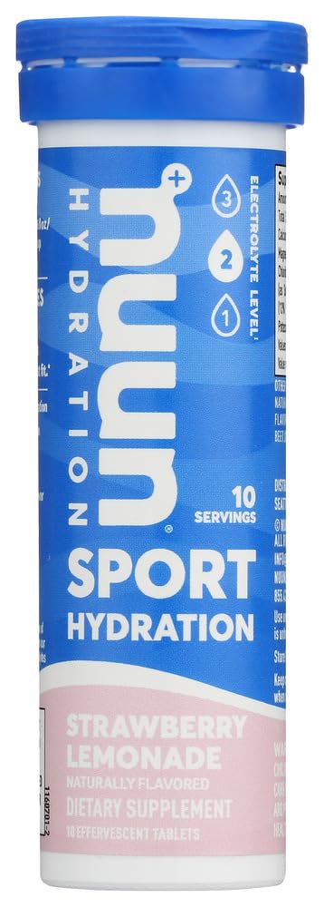 Nuun Hydration Strawberry Lemonade Electrolyte Drink Tablets - 20 Count