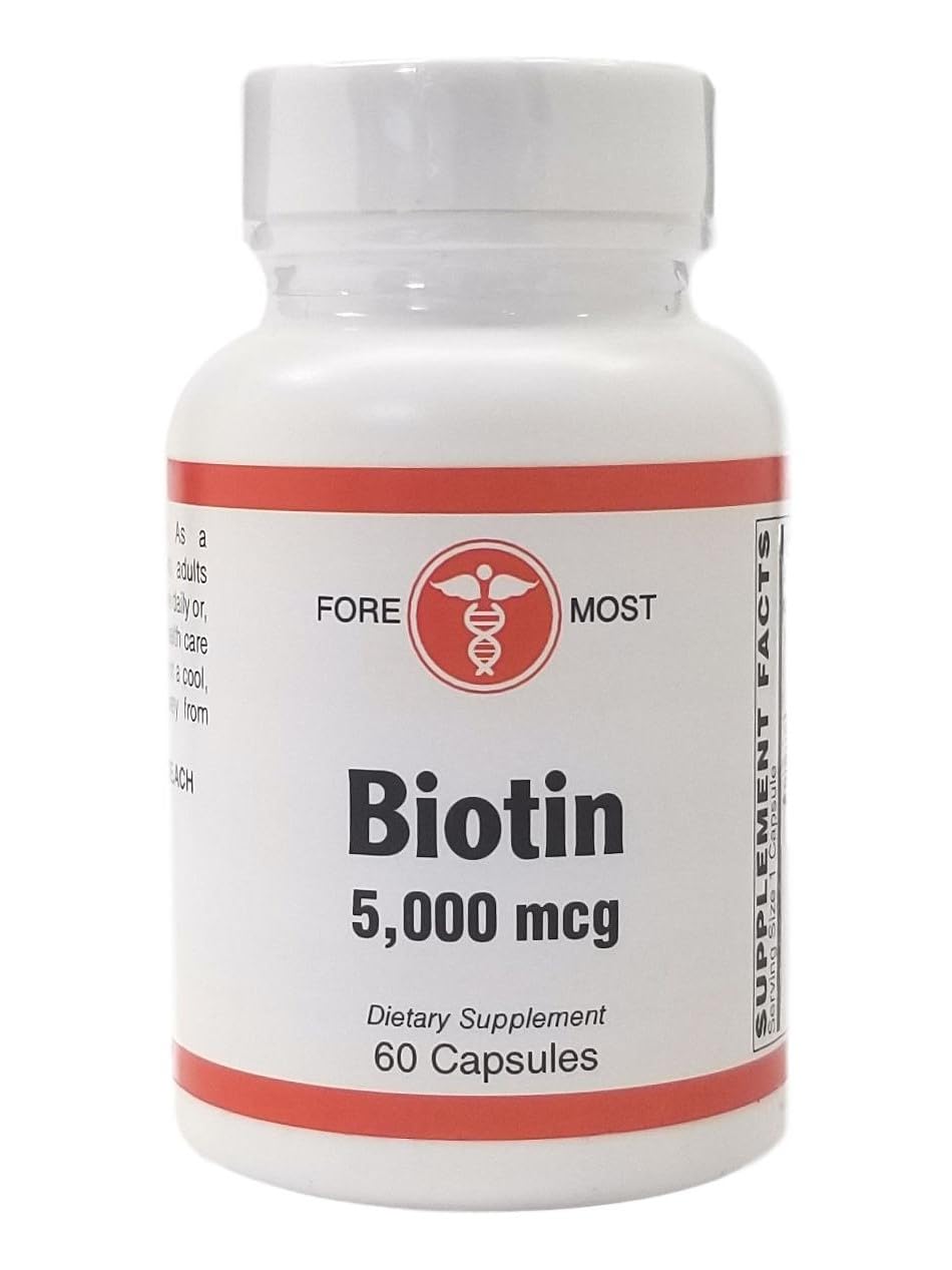 Holistic Health Biotin 5000 mcg - 60 Capsules