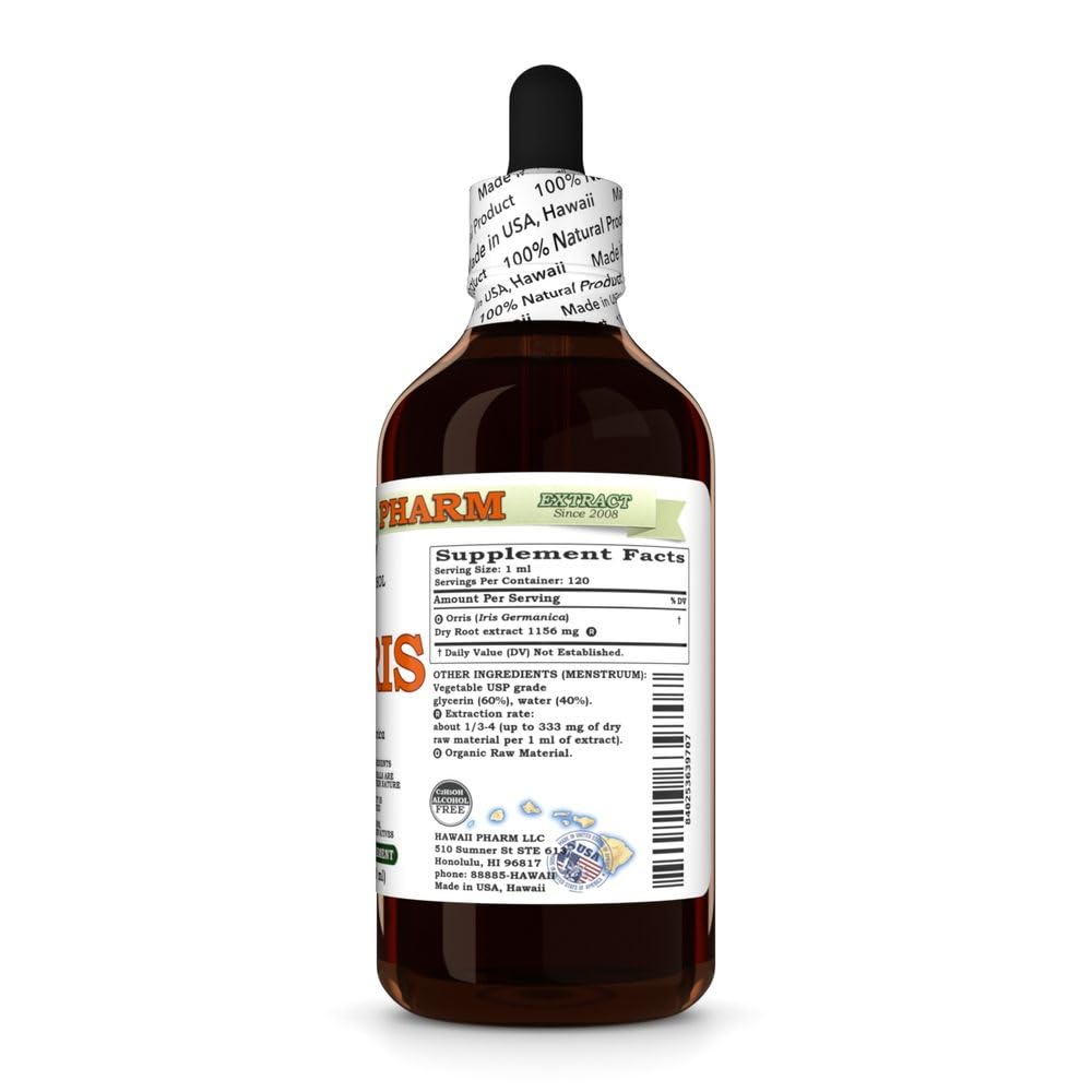 Hawaii Pharm Orris (Iris germanica) Root Alcohol-Free Extract