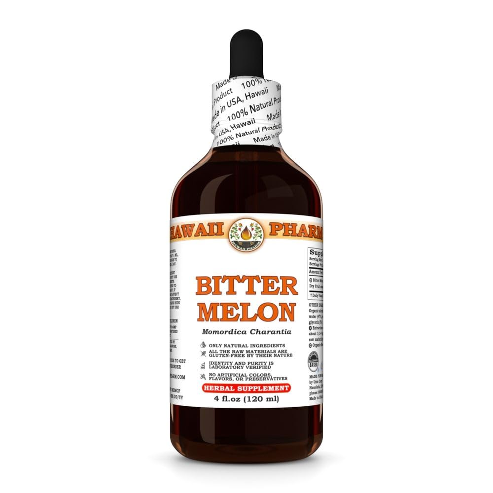 Hawaii Pharm Bitter Melon (Momordica charantia) Fruit Liquid Extract