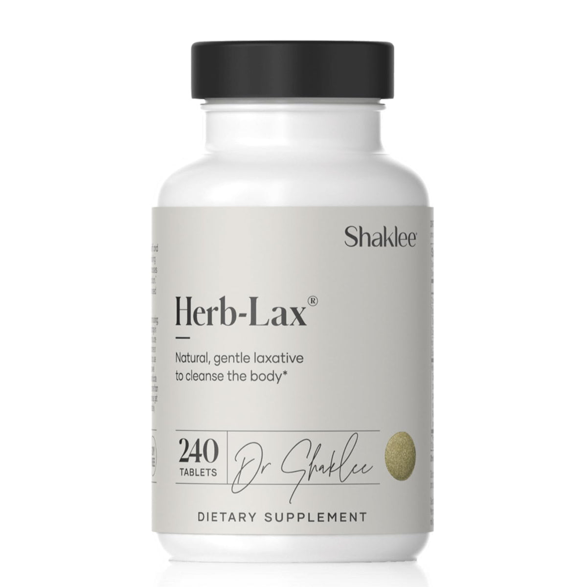 Shaklee Herb-Lax Gentle Herbal Formula with Senna Leaf - 240 Tablets