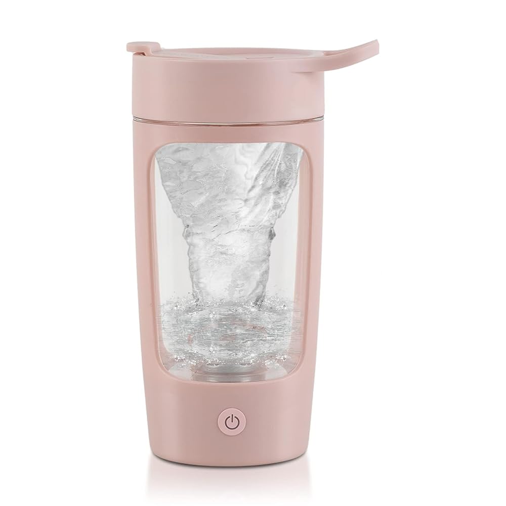 JOTER & LIBEAR Electric Shaker Bottle, 22 oz - Pink