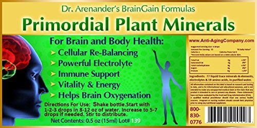 Dr. Arenander's BrainGain Primordial Plant Mineral Drops - 2 fl oz - image 3