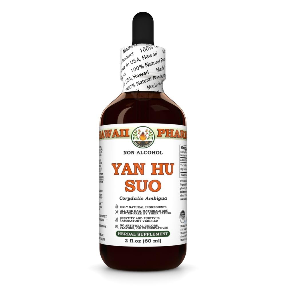 Hawaii Pharm Yan Hu SUO (Corydalis ambigua) Root Alcohol-Free Extract
