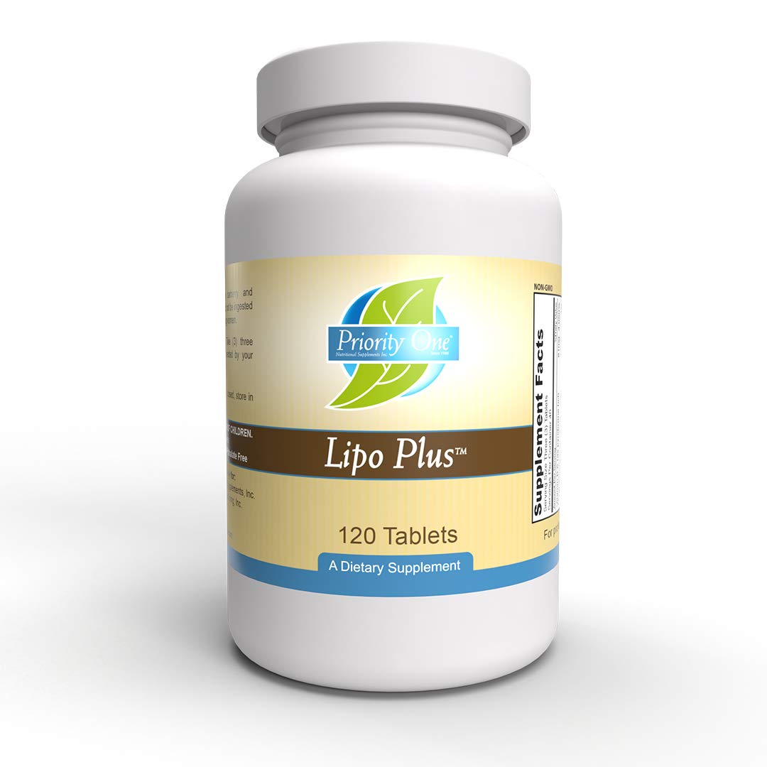 Priority One Vitamins Lipo Plus Liver Support - 120 Tablets