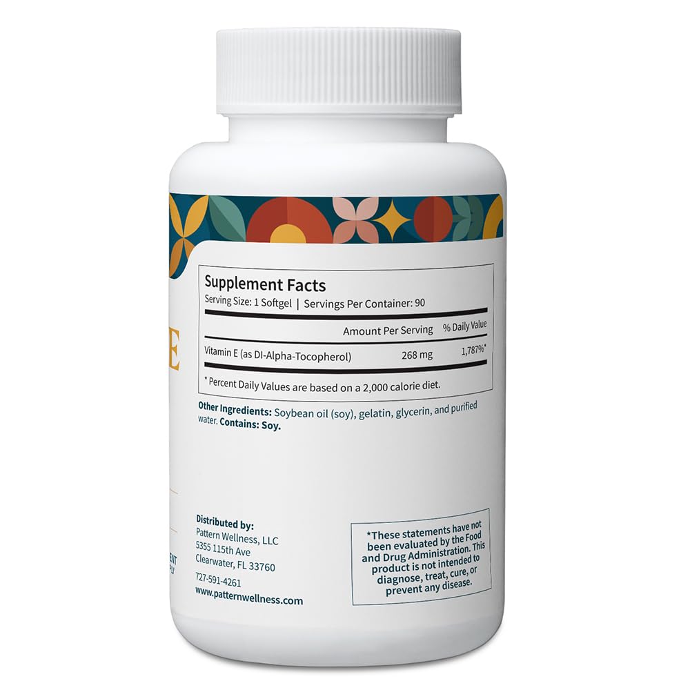 Pattern Wellness Vitamin E 400 IU