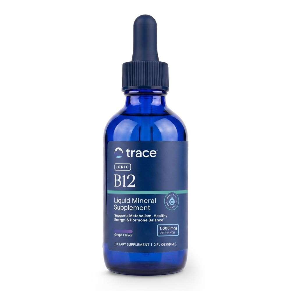 Trace Minerals Liquid Ionic Vitamin B12 1000 mcg - 2 Fl Oz