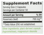 Nature's Way Rosemary Leaves - 100 Capsules - image 2