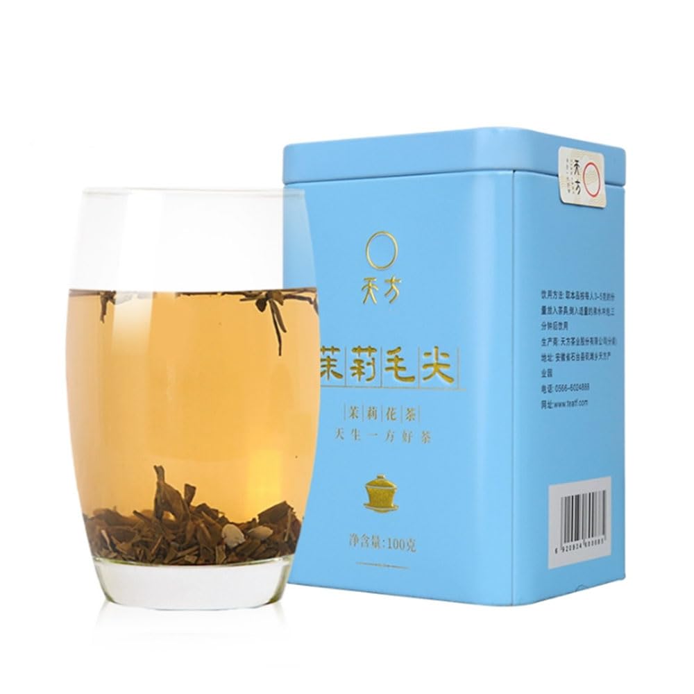 Tian Fang Organic Jasmine Maojian Green Tea - 100g - image 2