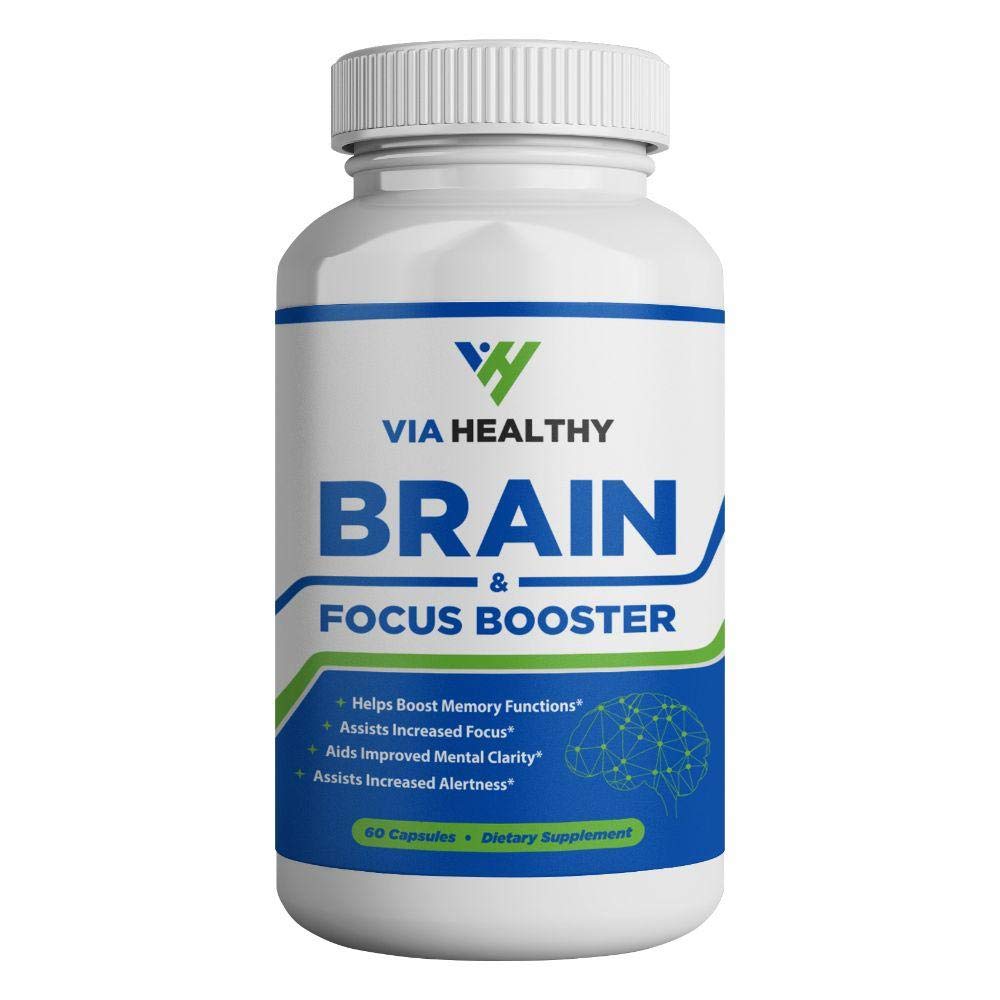 Via Healthy Brain & Focus Booster - 60 Capsules