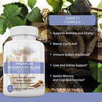 Divine Vibes Mushroom Supplement for Mental Clarity - 60 Capsules - image 2